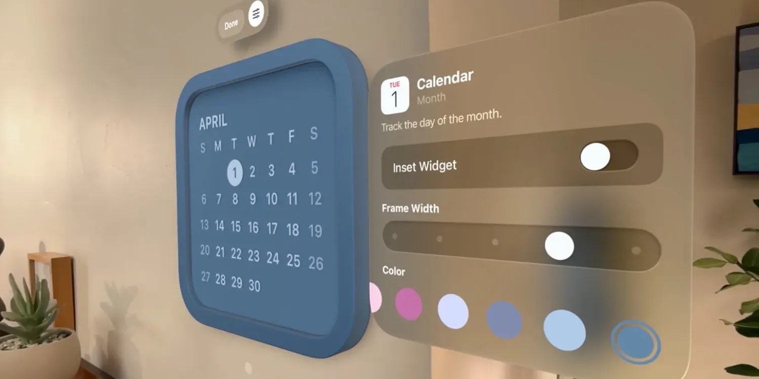 visionOS 26 availability | New spatial widget feature shown