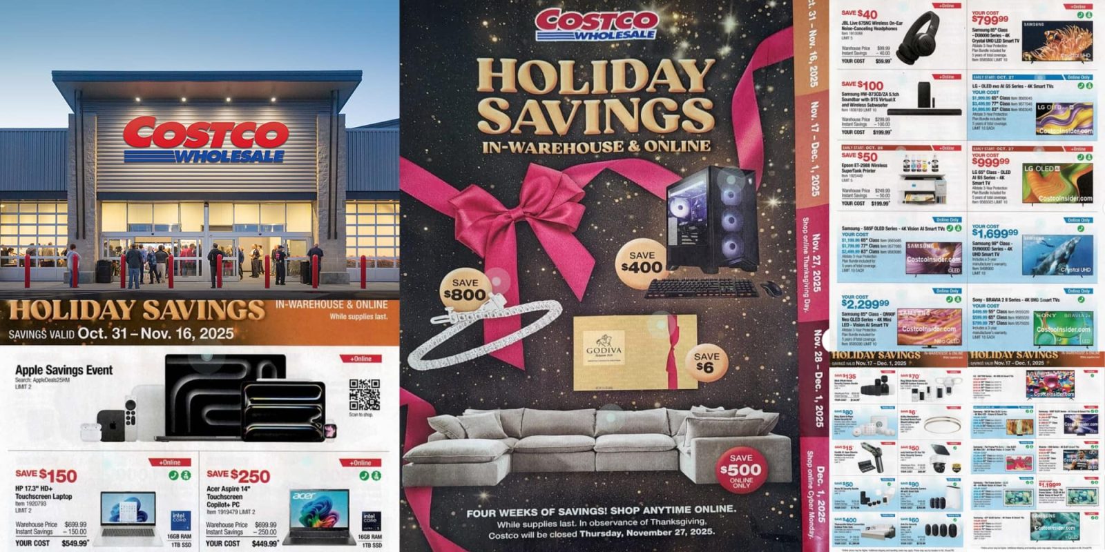 Costco Black Friday 2025 ad