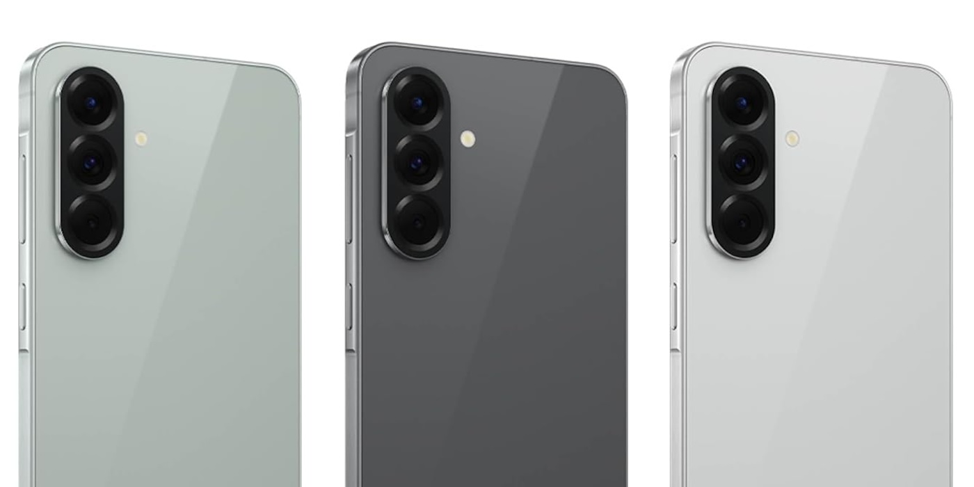 A group of cell phones with camera lenses