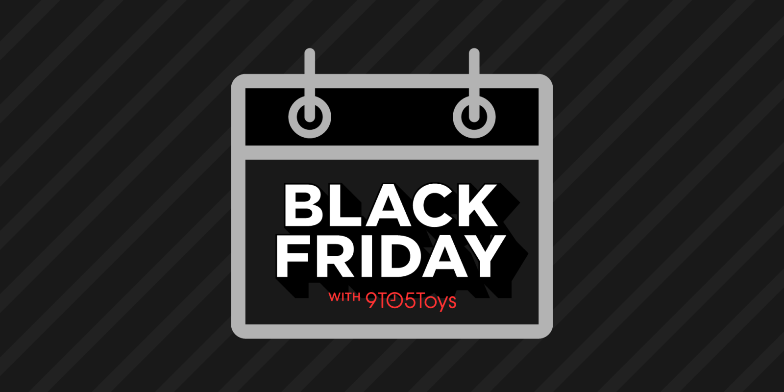 A calendar with white text