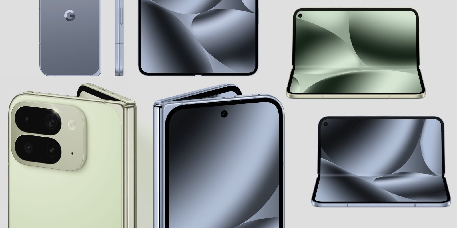 A group of cell phones