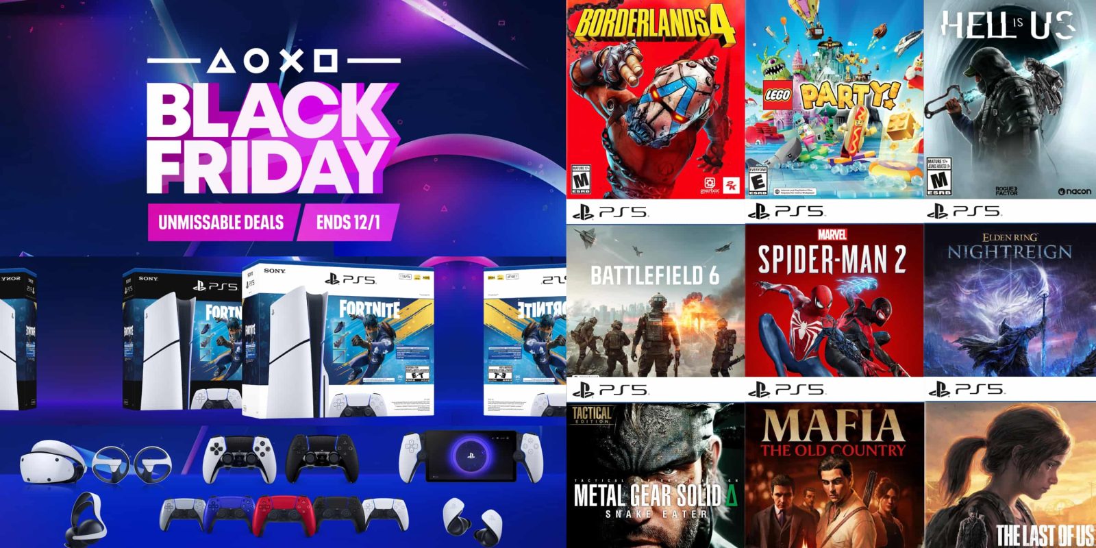 PlayStation 2025 Black Friday deals now live