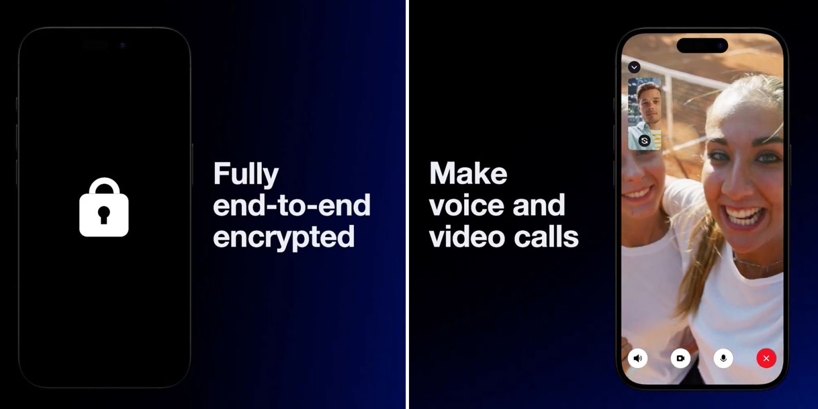 X Chat rolling out on iPhone with E2EE, voice & video calls, editing, and more | Promo images shown
