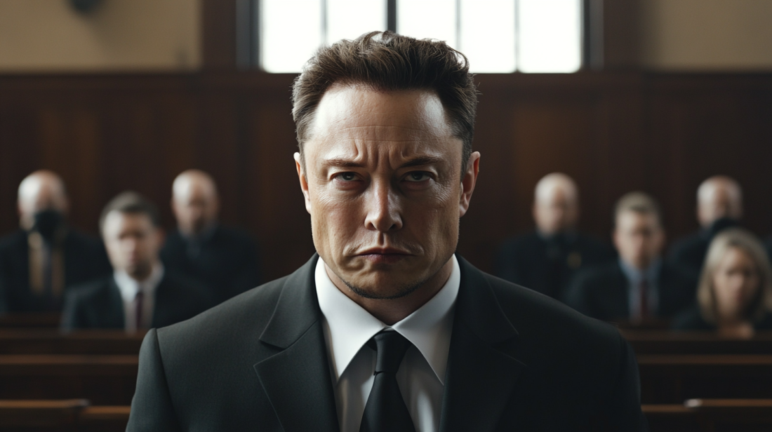 Elon Musk embarassed court