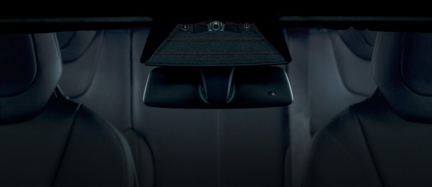 Tesla front-facing cameras