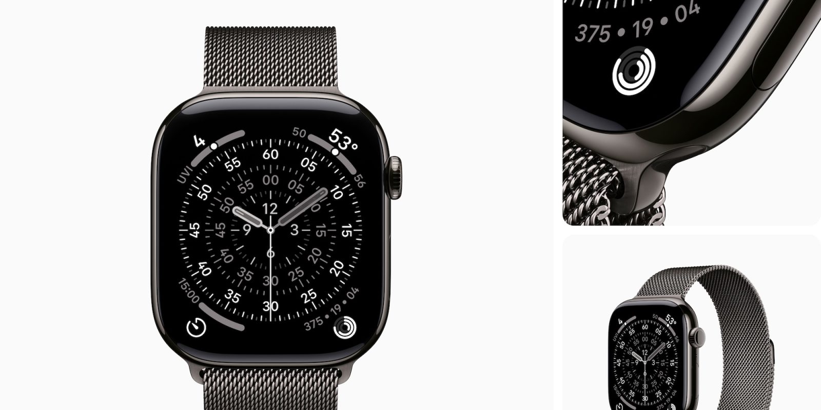 A close up of a watch