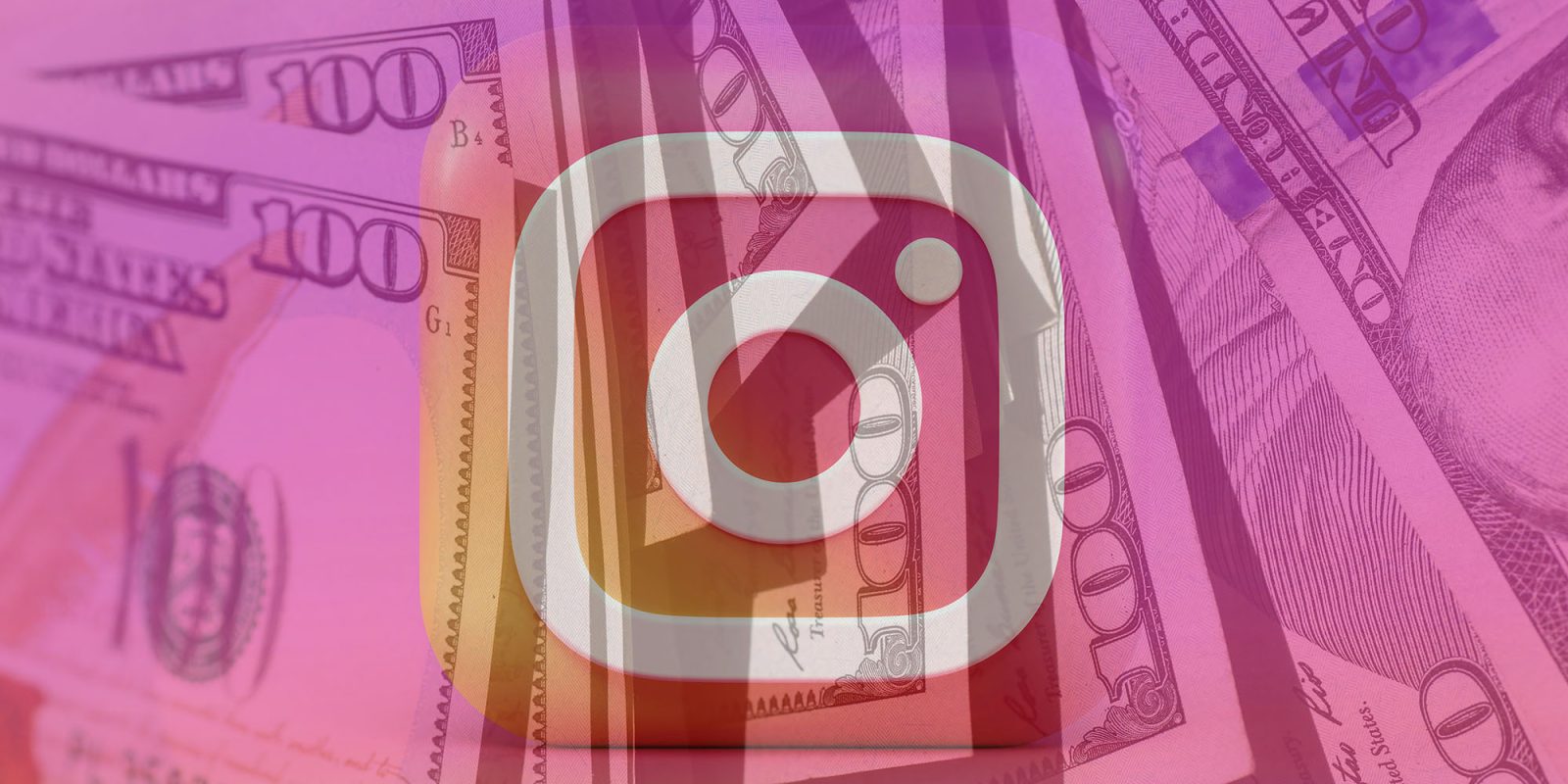 Brace yourself for paid subscriptions to Instagram, WhatsApp, and Facebook | Translucent Instagram logo overlaid on $100 bills