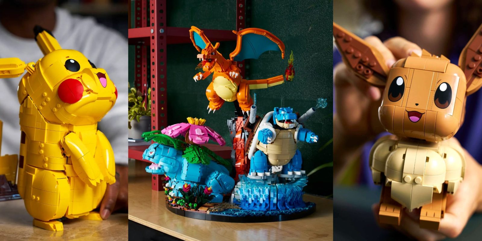 A group of lego figures