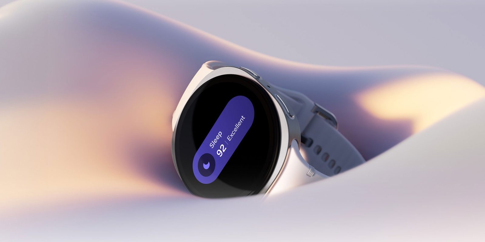 A close up of a smart watch