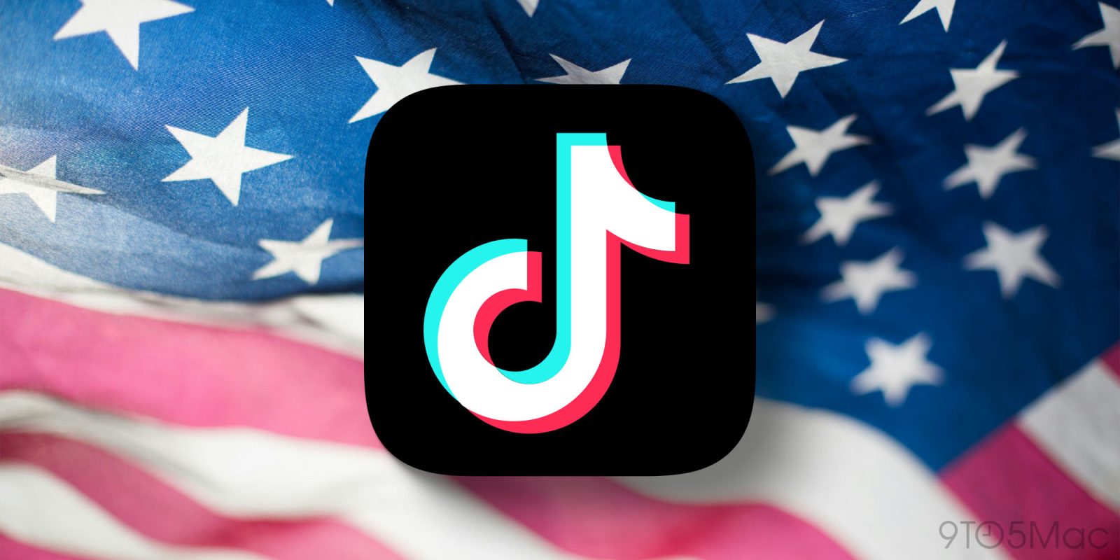TikTok says it's in the US to stay, after Trump prevarication | TikTok logo against US flag background