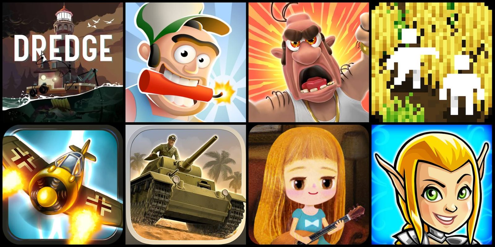 A collage of cartoon characters