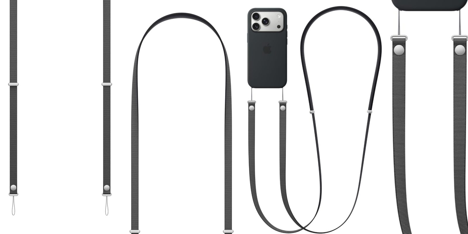 A phone with a strap