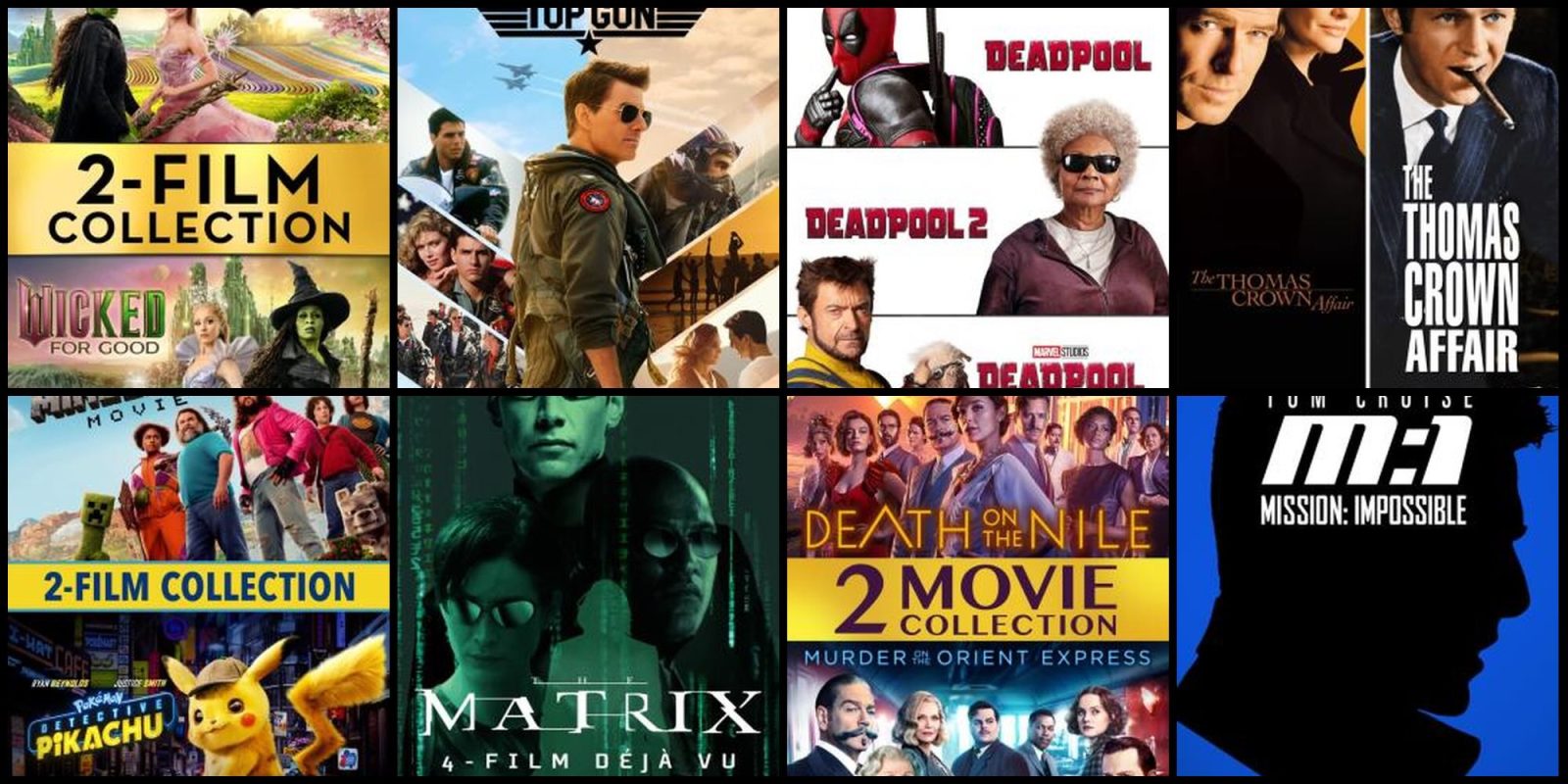 A collage of movies