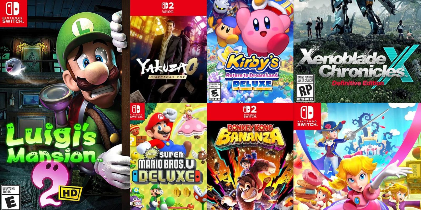 A group of video game covers