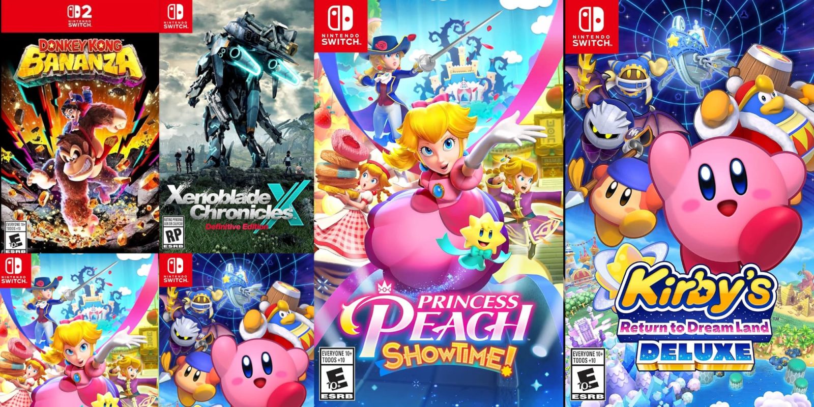 A group of video game covers