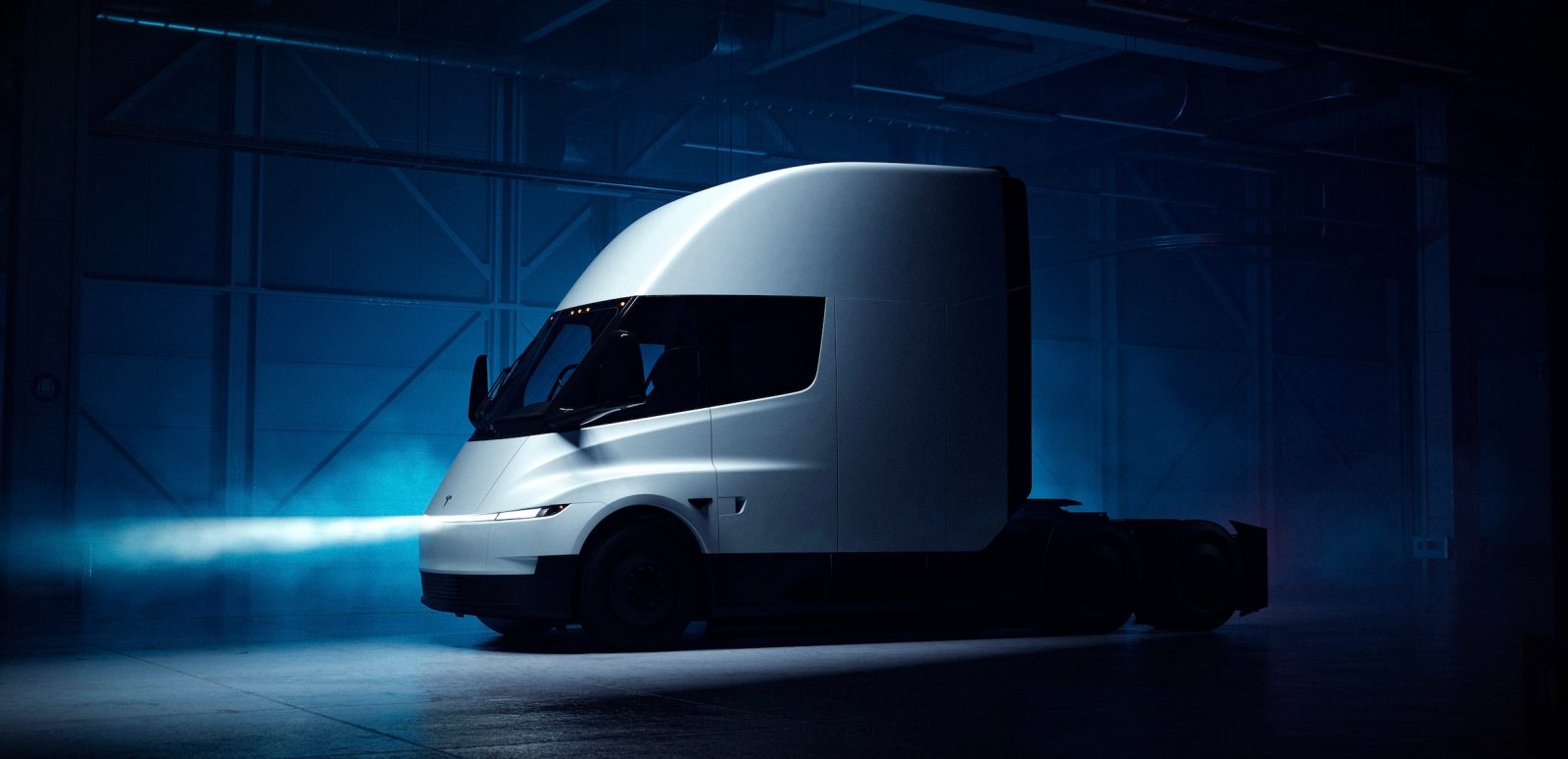 Tesla Semi electric truck hero