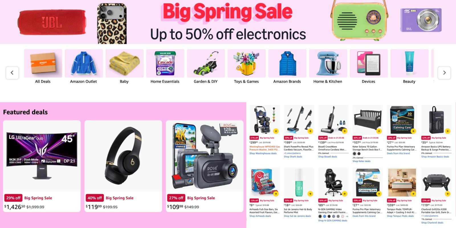 Amazon Big Spring Sale-Day 3-Daily Deals Doorbusters