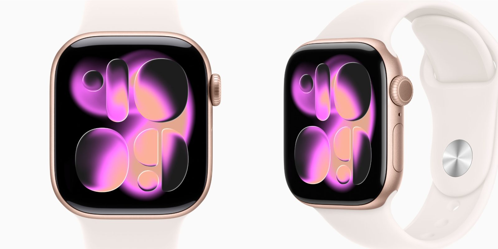 A close up of a smart watch