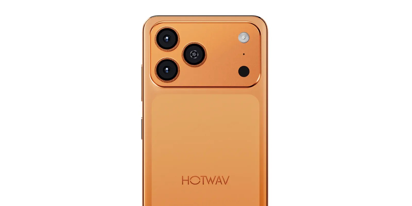 Cosmic Orange is the new black, as competitors copy the color | Hotwav A17 Pro Max shown
