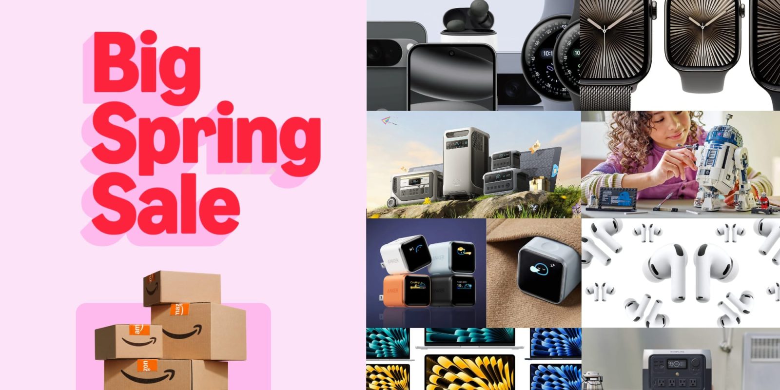 A collage of electronic devices