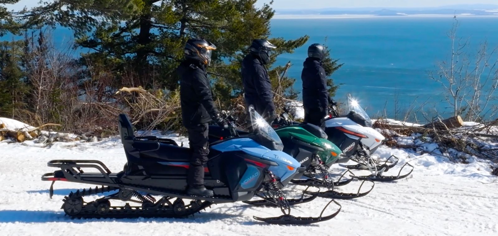 Taiga Nomad electric snowmobile hero