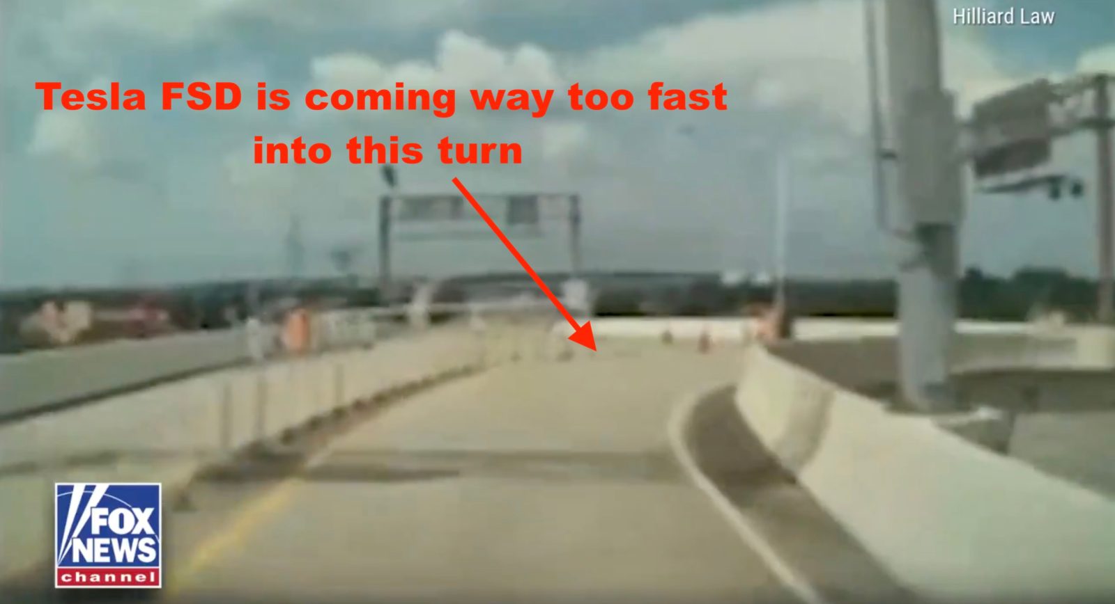 Tesla FSD Cybertruck crash