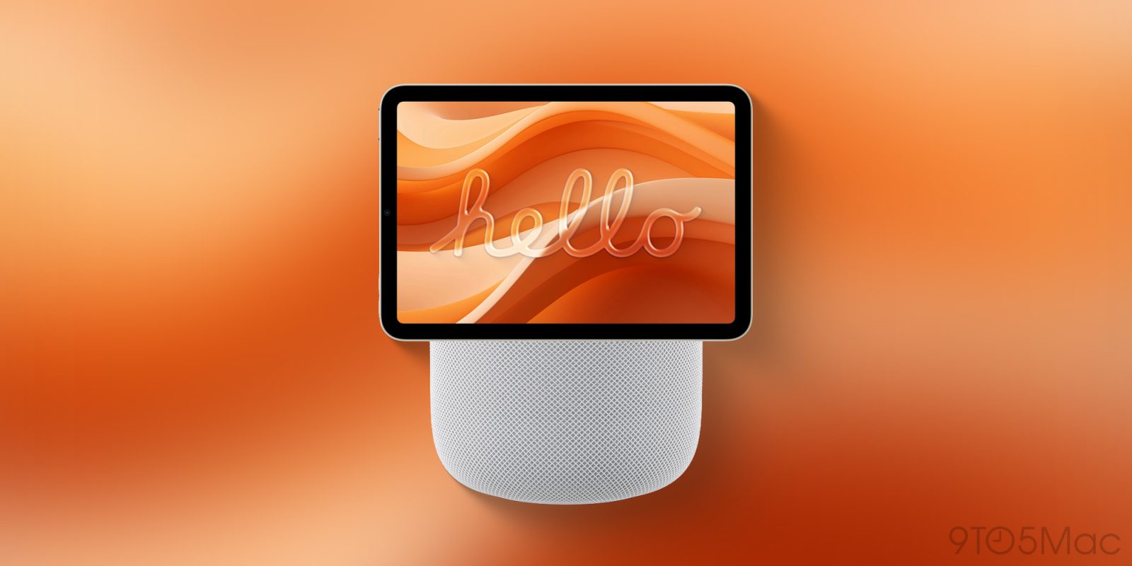 HomePod touch concept mockup