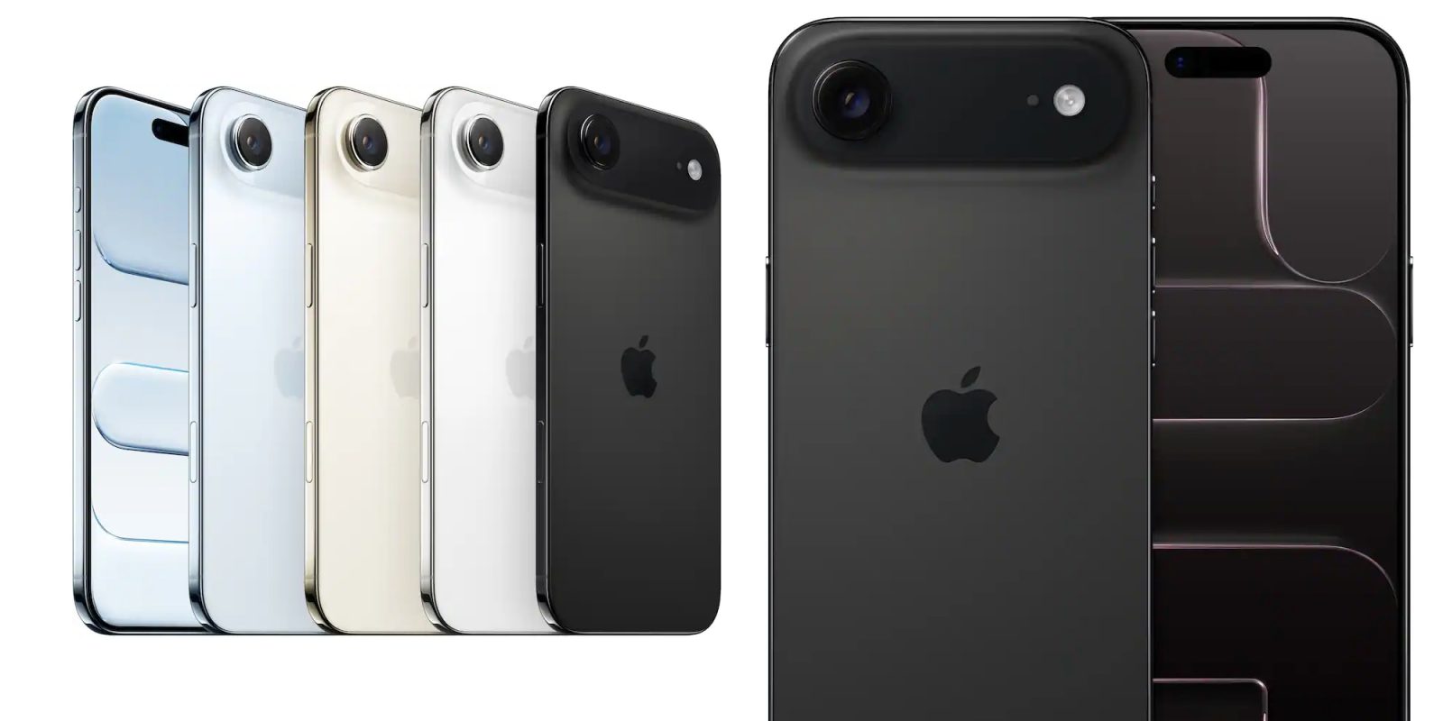 A group of cell phones