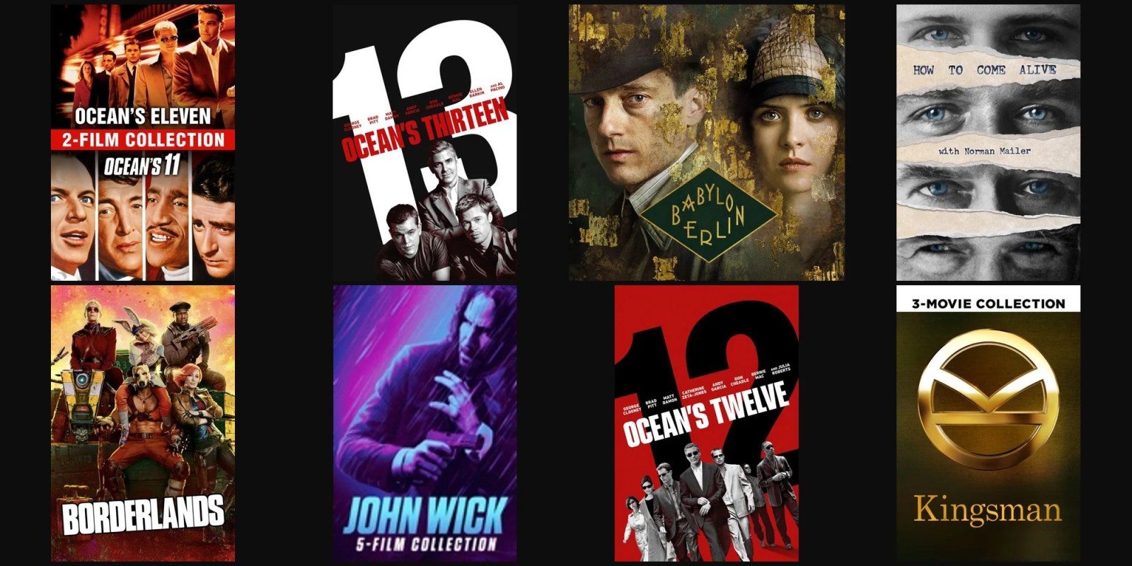 A collage of movie posters