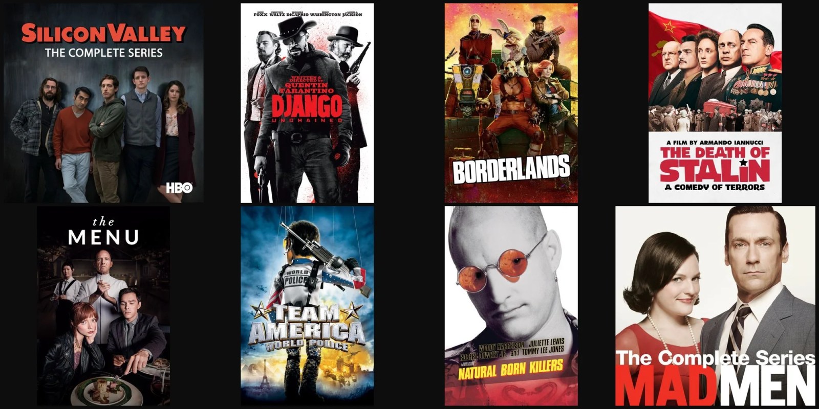 A collage of movie posters