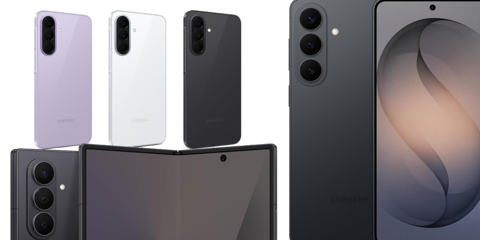 A group of cell phones