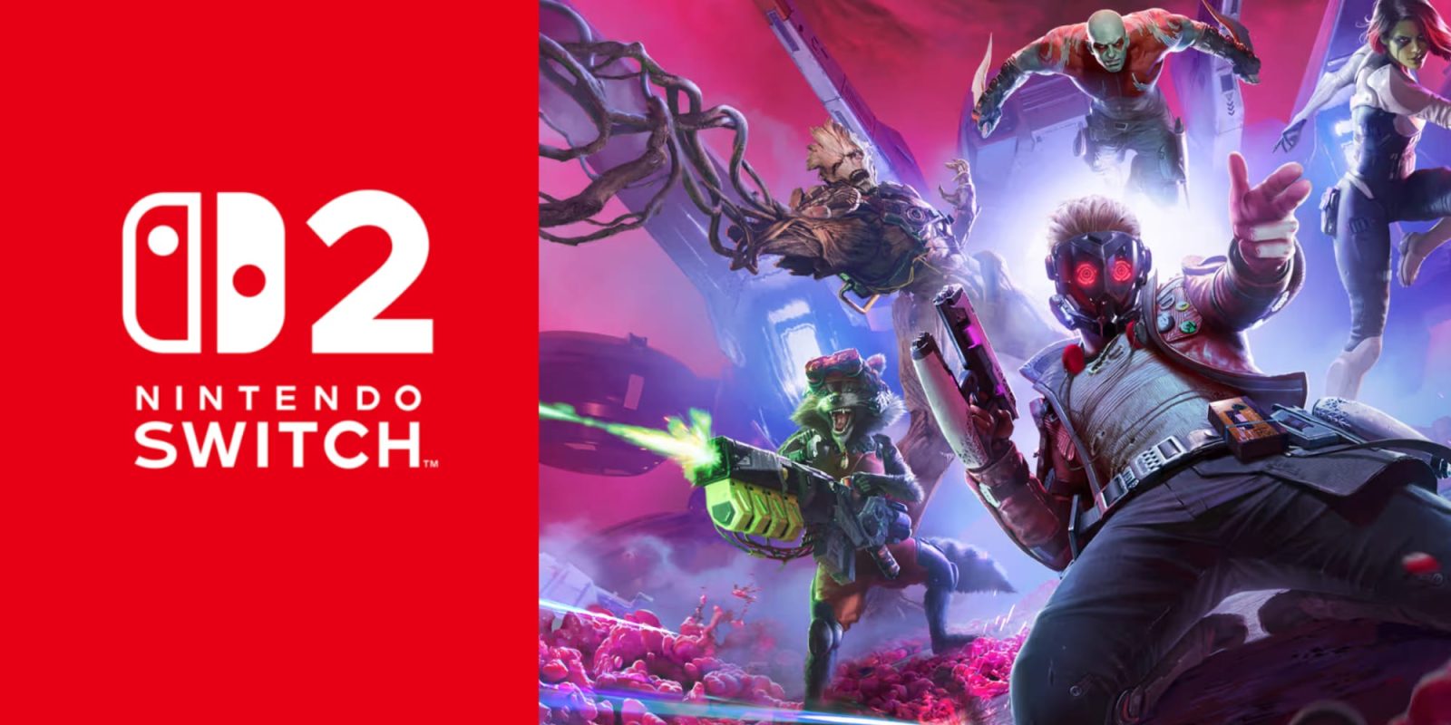 A video game cover with a red background