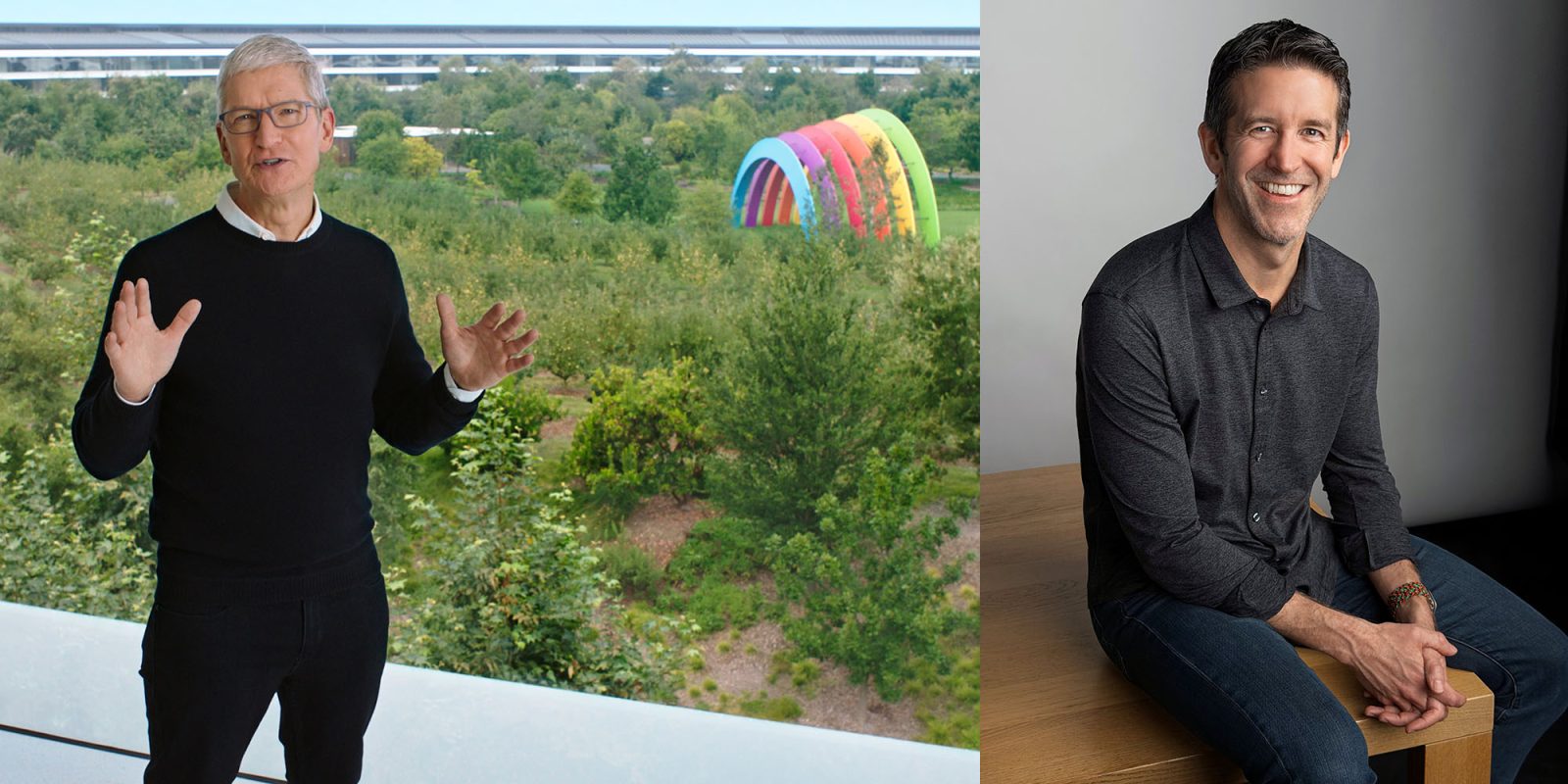 Is John Ternus the right choice for new Apple CEO | Image shows Tim Cook on the left and John Ternus on the right