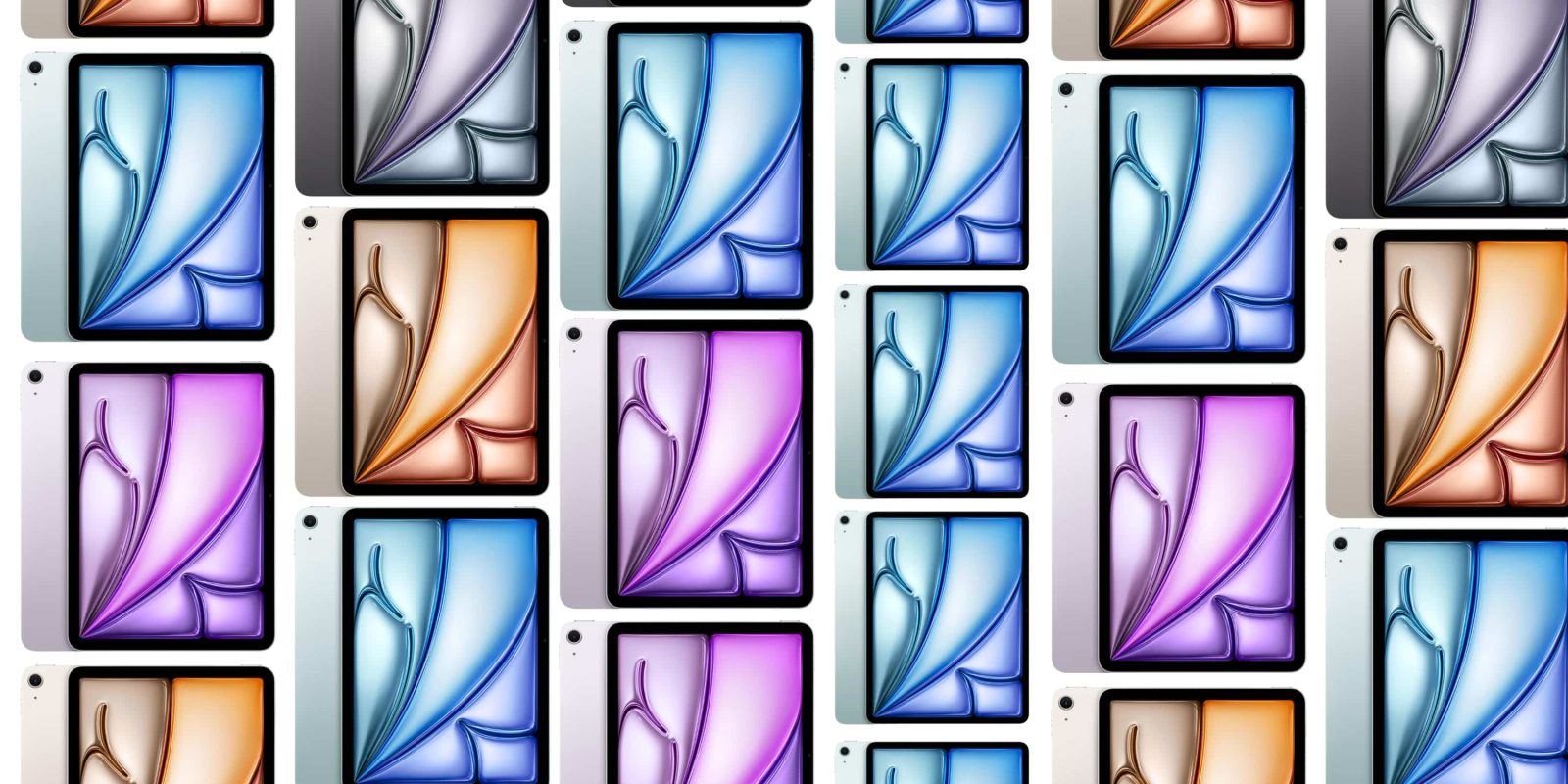 A group of rectangular cell phones