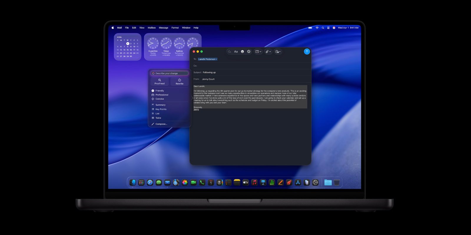 A computer screen with a blue background
