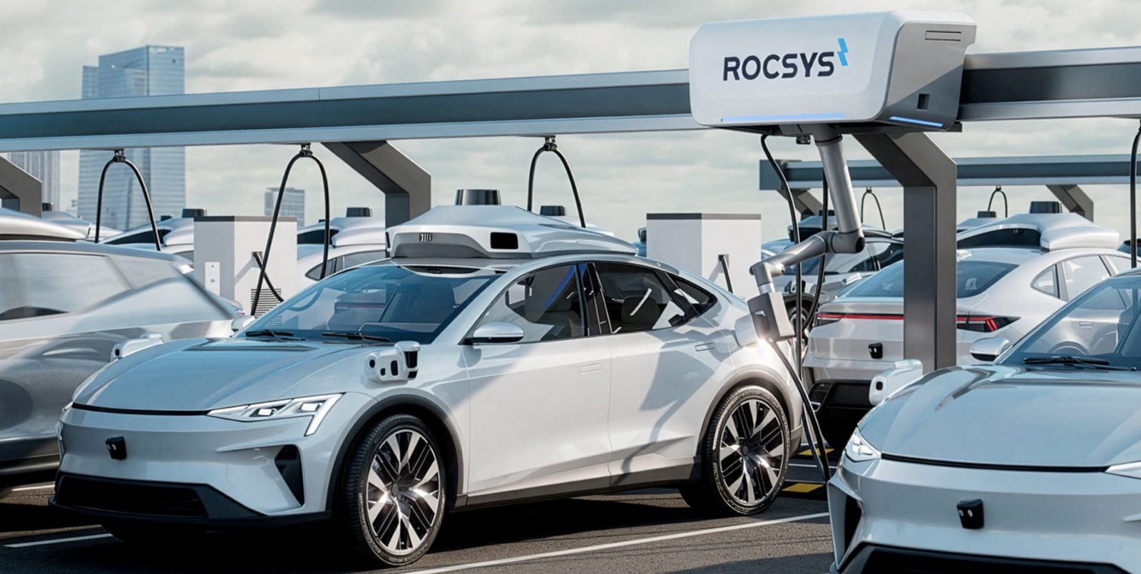 Robot rocsys EV chargers