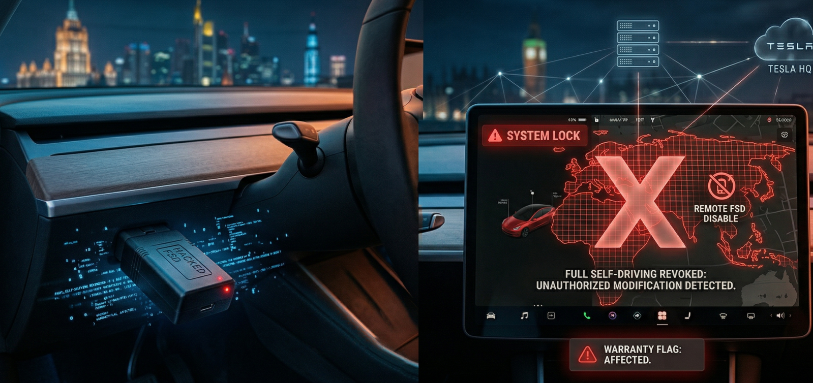 Tesla cancels FSd remotely