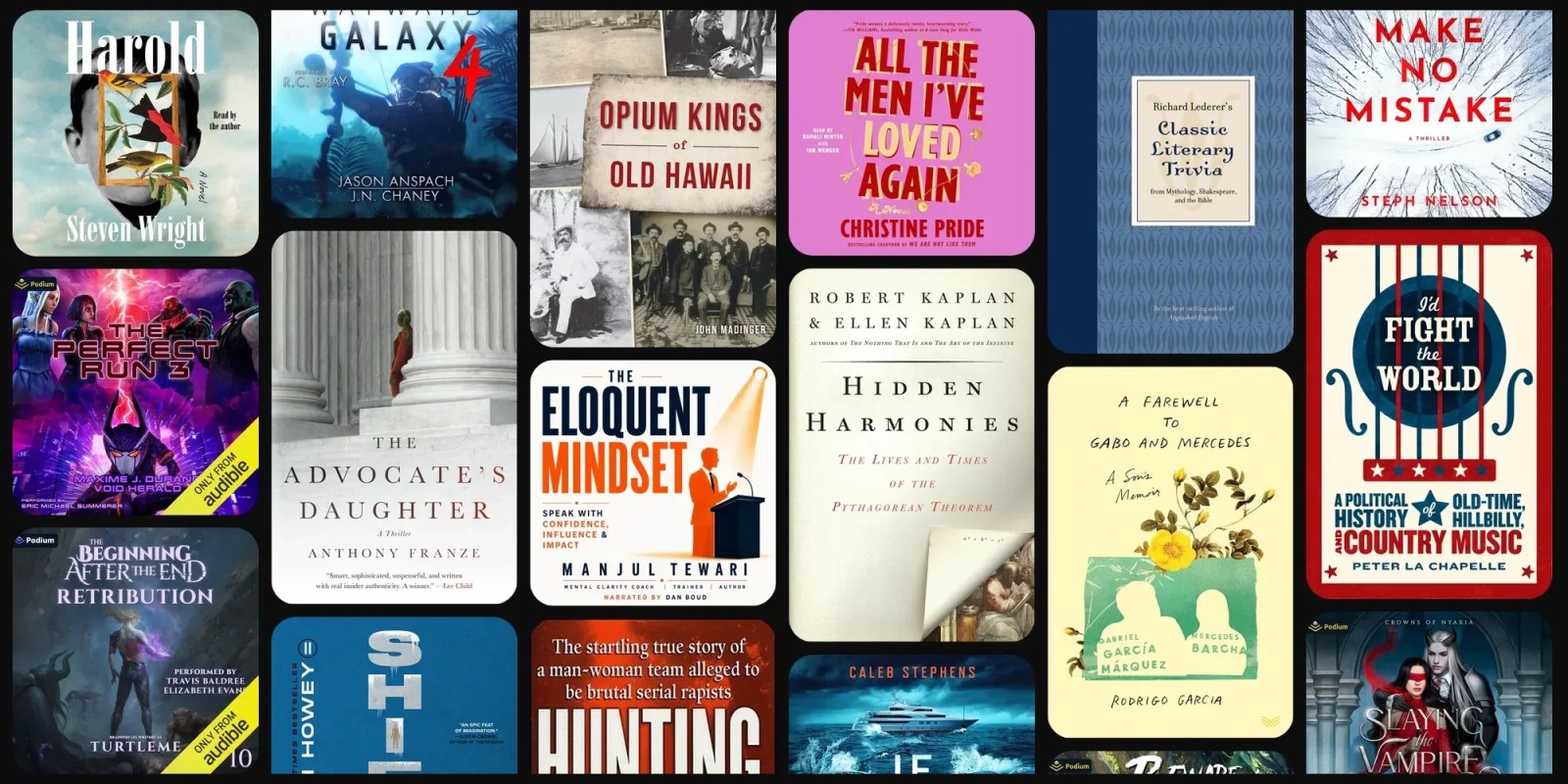 A collage of books