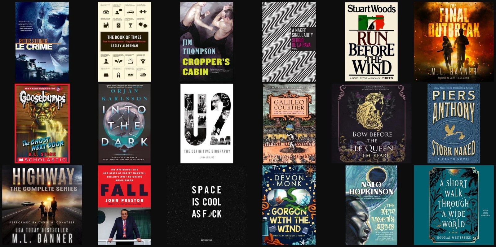 A collage of books