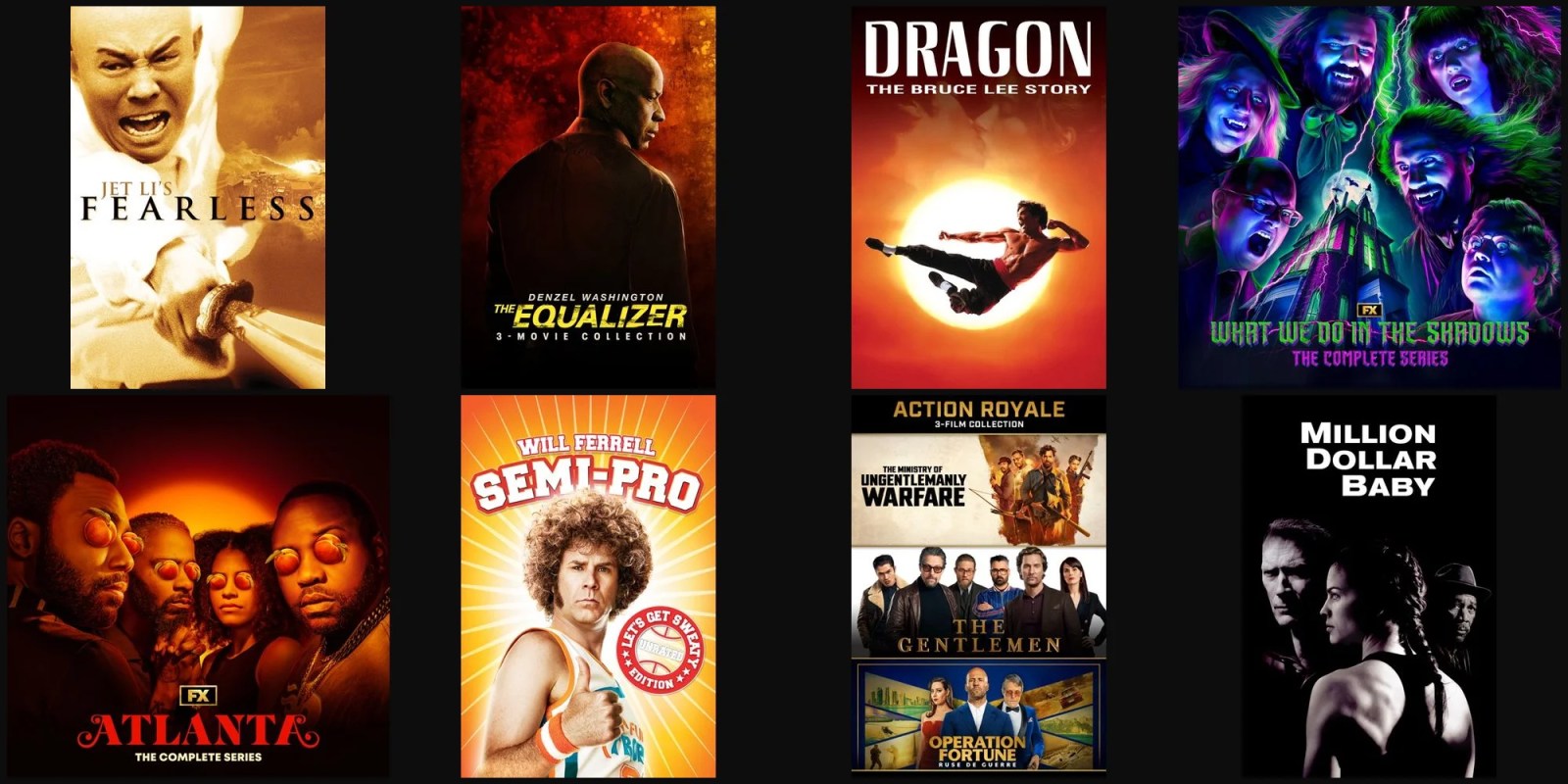 A collage of movies