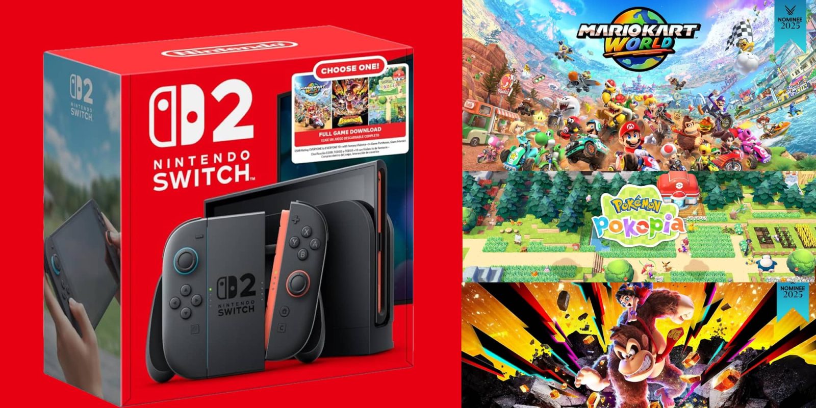 A video game box and a video game console