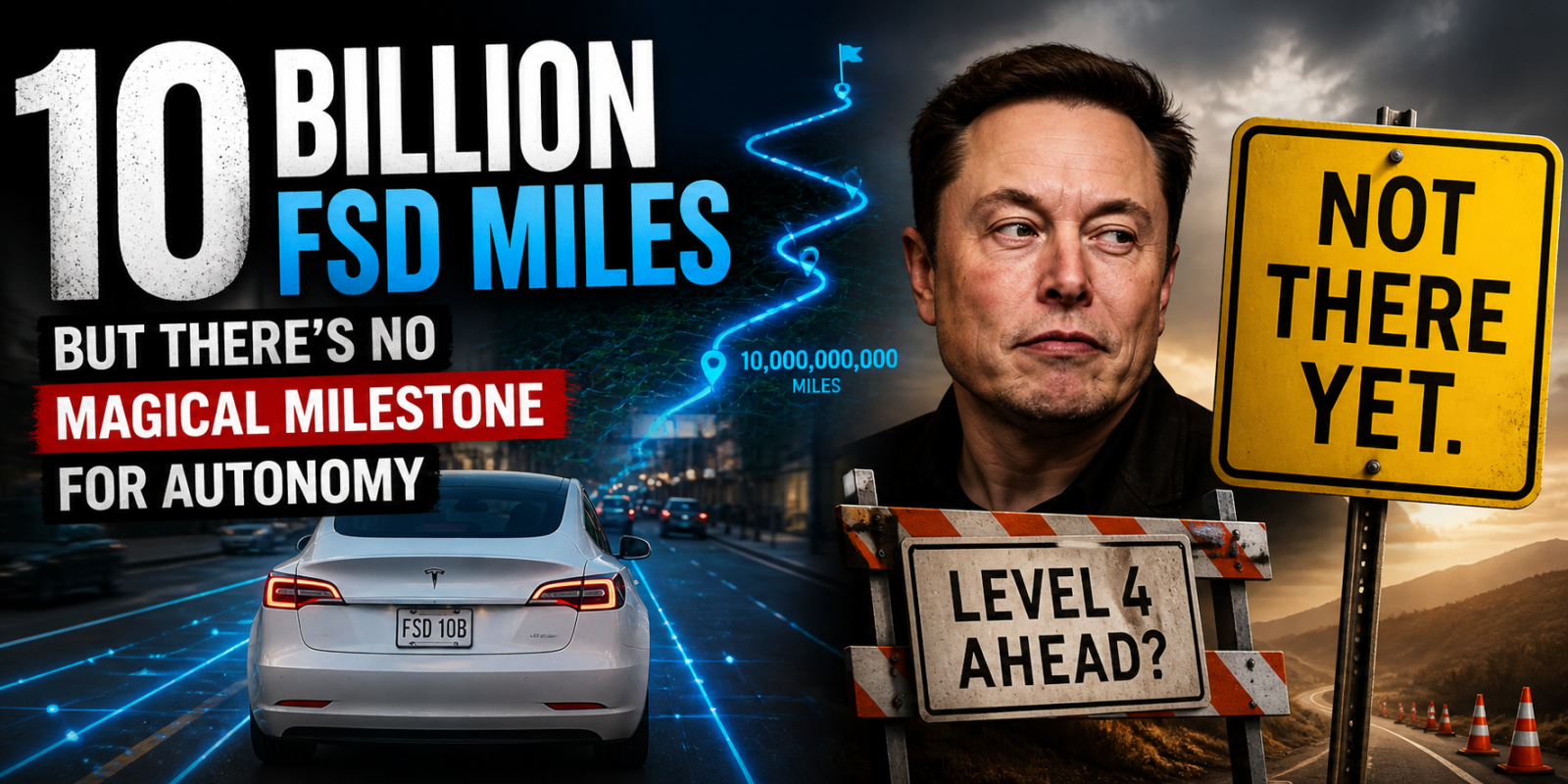 Tesla 10 billion FSD miles milestone