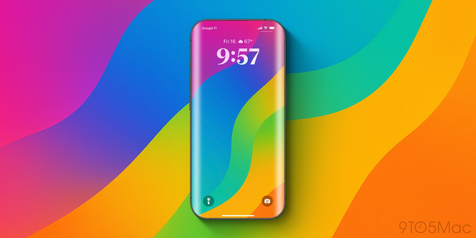 How the 20th anniversary iPhone will provide a 'single slab of glass' look | Render of how the device might look