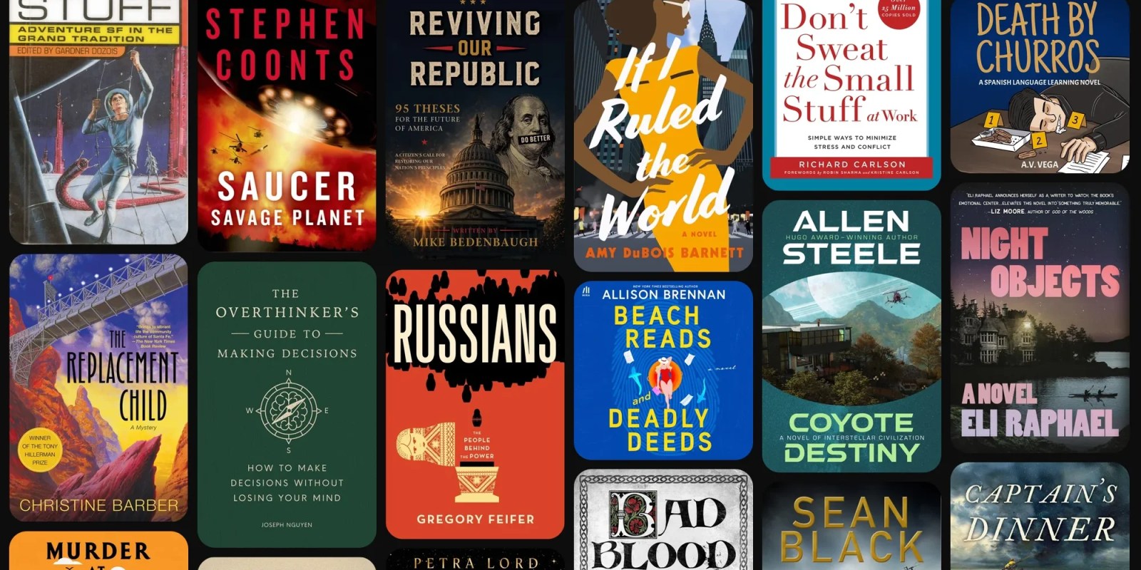 A collection of books