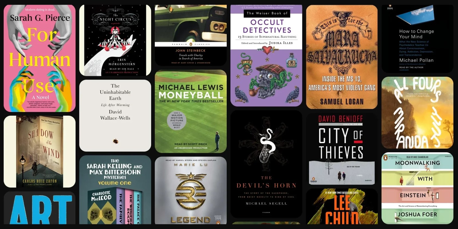 A collage of books