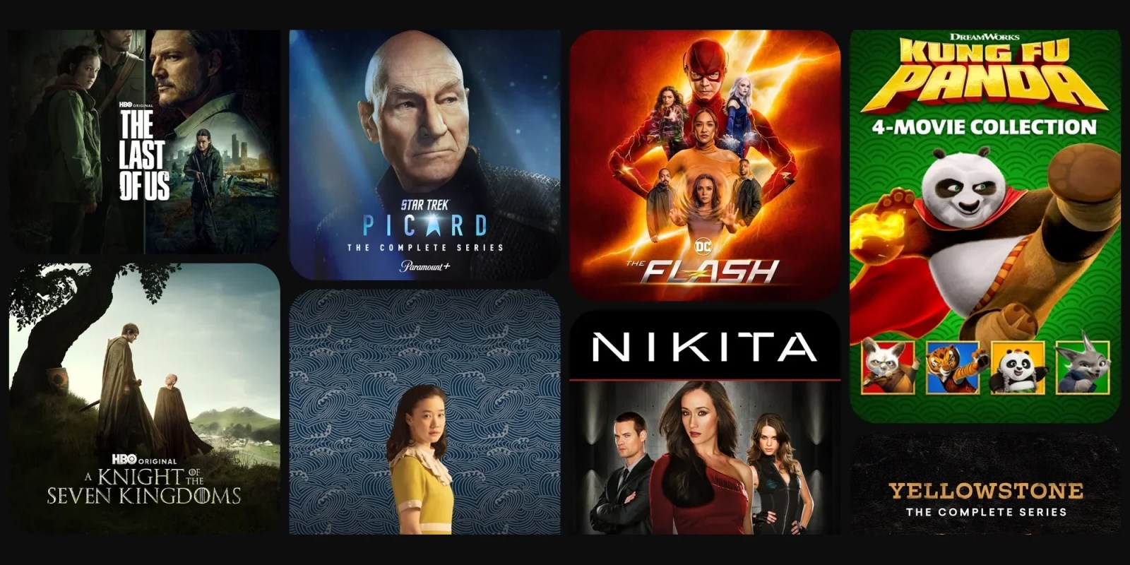 A collage of a movie