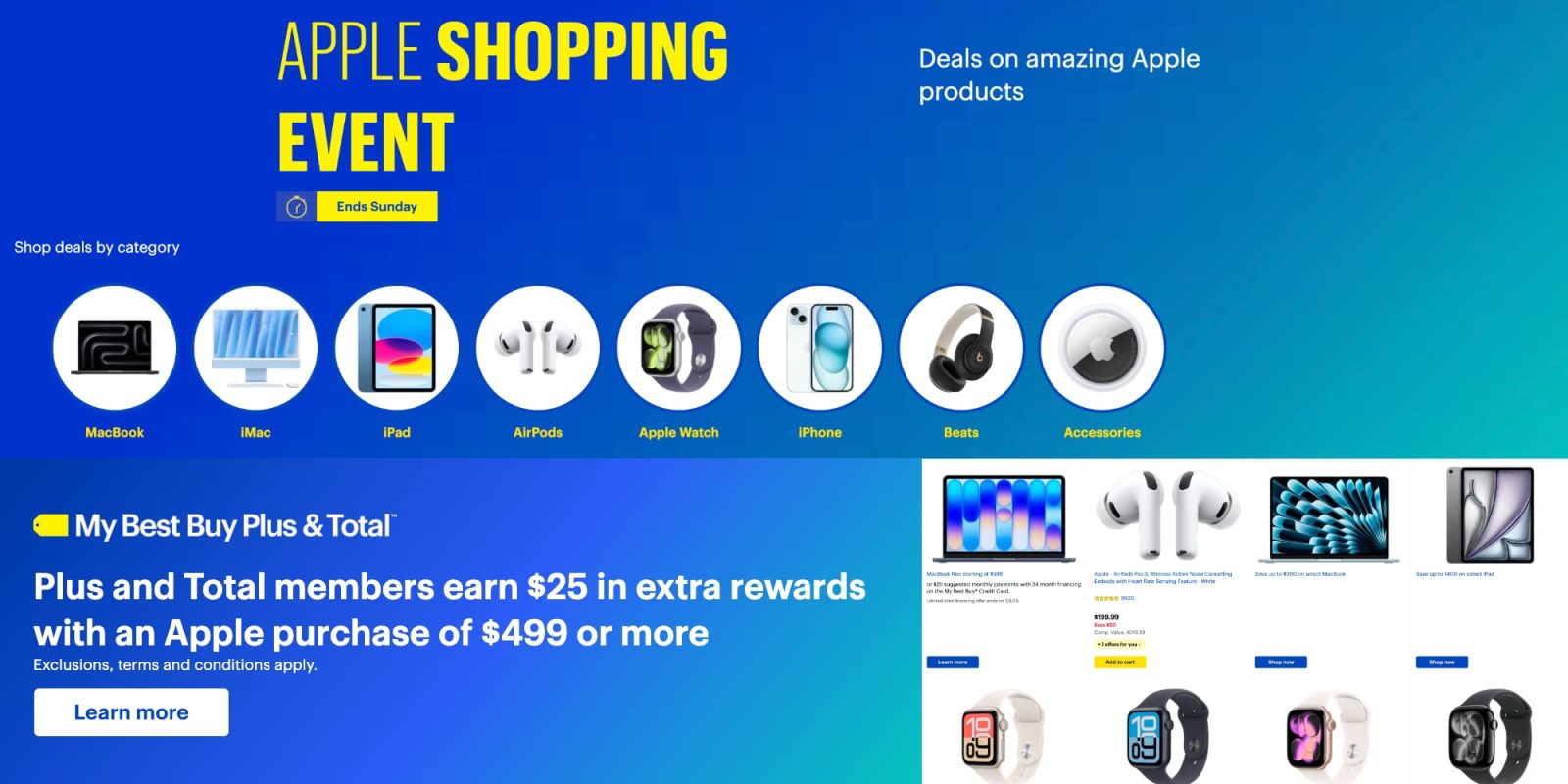 Best Buy Apple Shopping Event