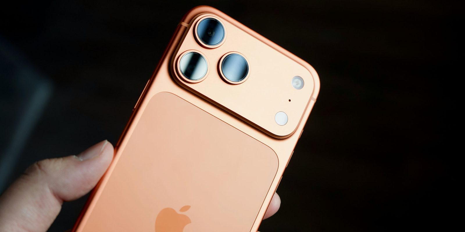 Here's how Apple (kind of) shot an MLS game entirely with iPhones | Photo shows the iPhone 17 Pro Max in Cosmic Orange