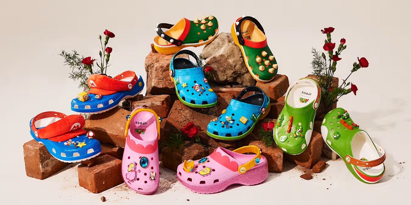 Crocs x Super Mario collection