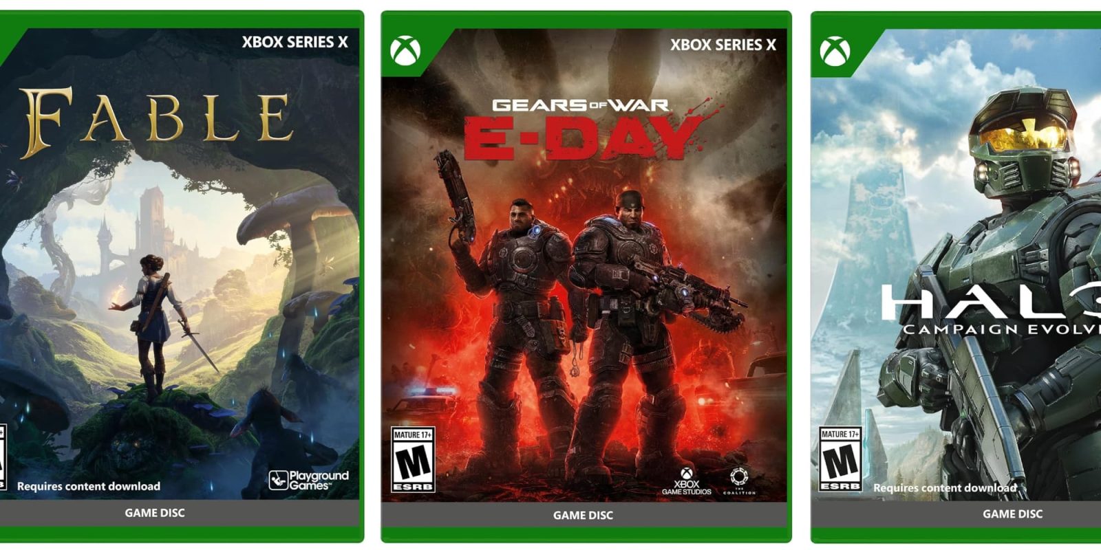 A group of video game covers